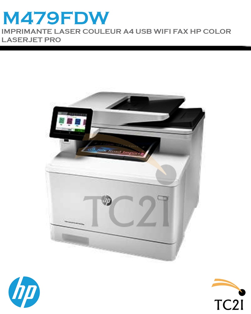 Imprimante Laser Couleur A4 USB WIFI Fax HP Color LaserJet Pro M479fdw