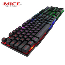 IMICE AK-600 104 Keys USB Wired Keyboard Three Color Cable Gaming