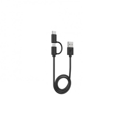 ORAIMO 1M CABLE CHARGEUR 2 EN 1 TYPE C ET MICRO USB D102